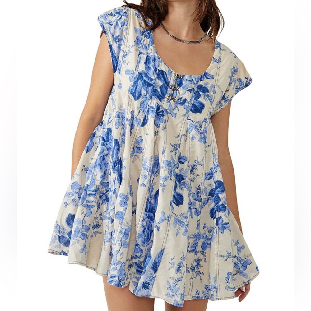 Free People Sully Floral mini dress